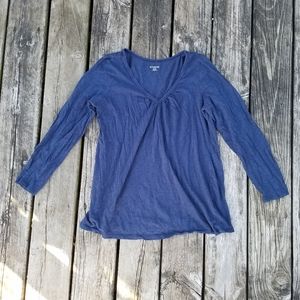 Women's Motherhood Maternity v neck tee size large